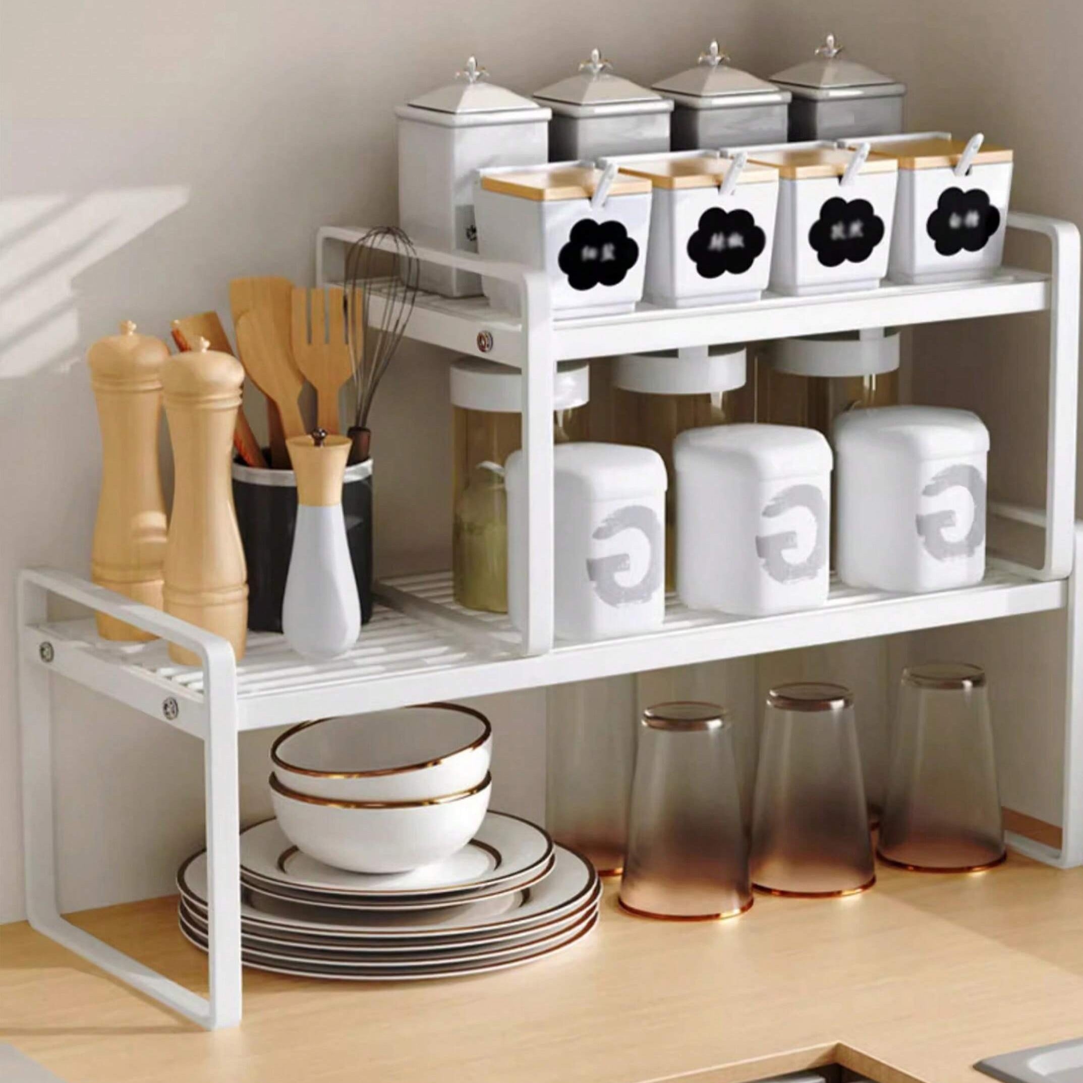 StoreEase™ | Kitchen Shelf Organizer