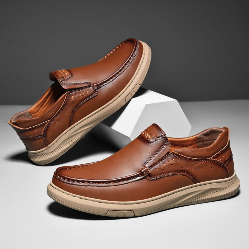 LeatherLux™  | Cowhide Men Loafers