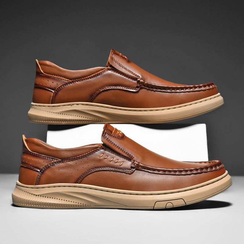 LeatherLux™  | Cowhide Men Loafers