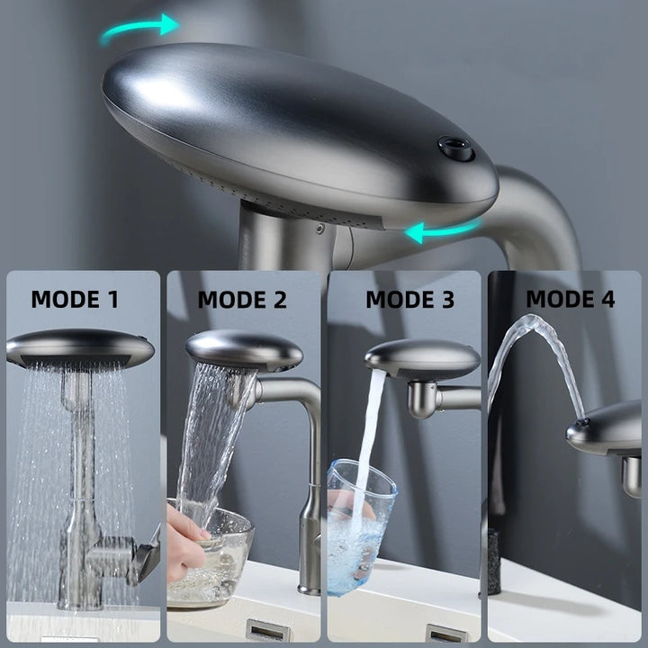 AquaSwirl™ | 4-in-1 faucet Master!