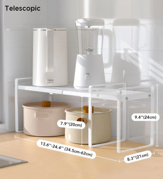 StoreEase™ | Kitchen Shelf Organizer