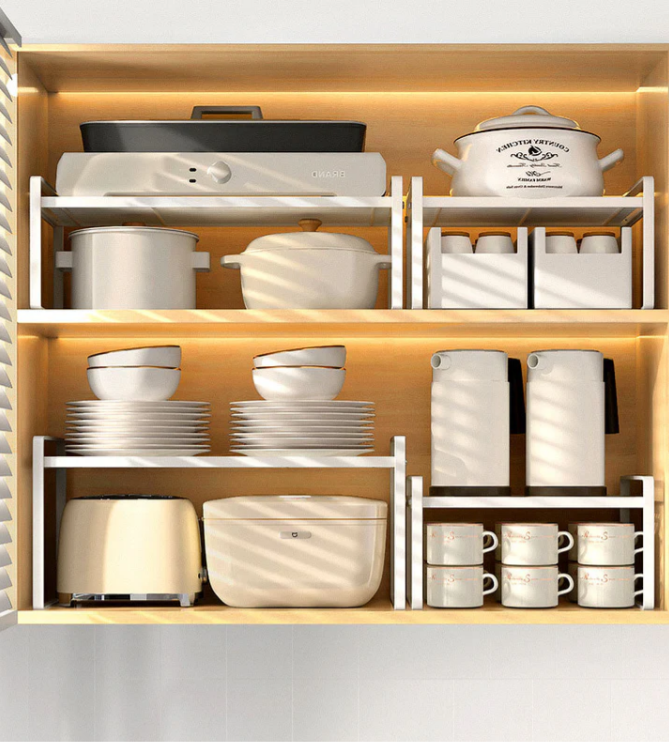 StoreEase™ | Kitchen Shelf Organizer