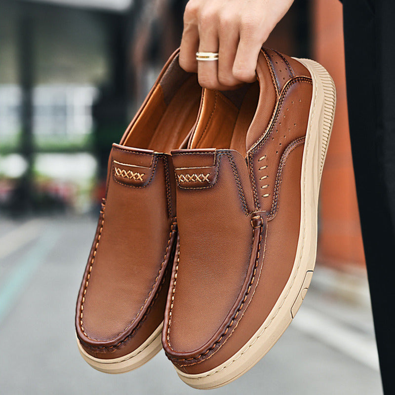 LeatherLux™  | Cowhide Men Loafers