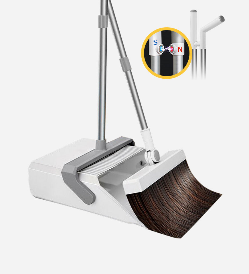 CleanTech™ | Broom & Dustpan with Adjustable Handle