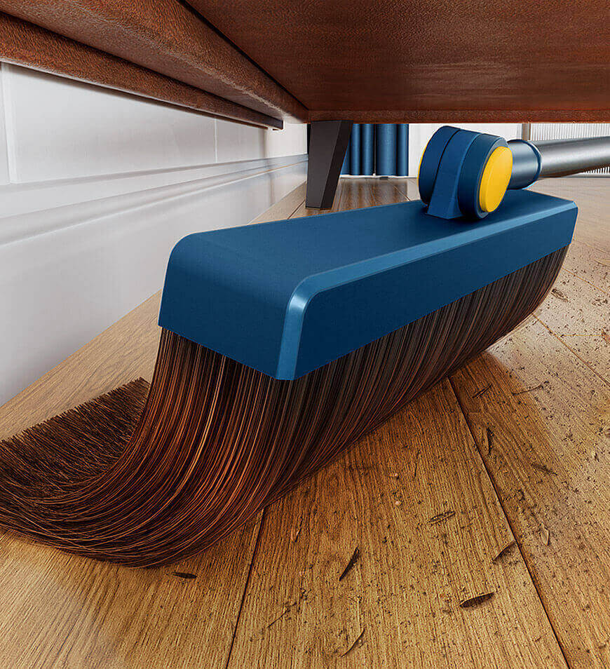 CleanTech™ | Broom & Dustpan with Adjustable Handle