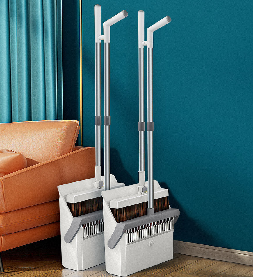 CleanTech™ | Broom & Dustpan with Adjustable Handle