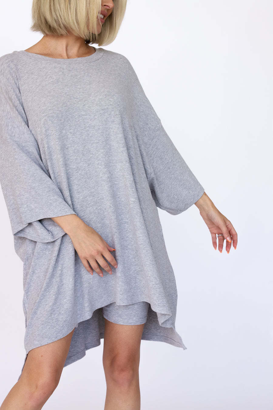 Cindy™ | Oversized T-shirt & Biker Short