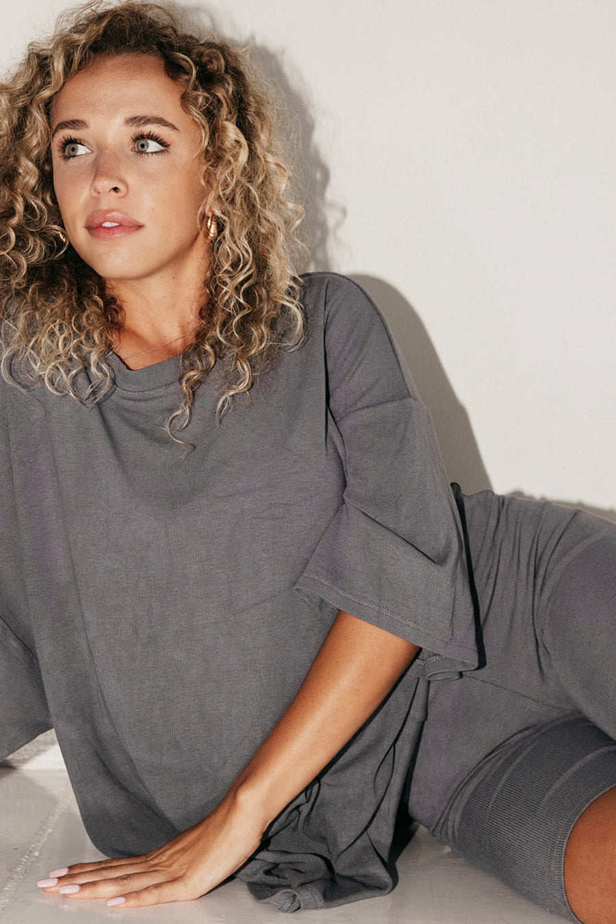 Cindy™ | Oversized T-shirt & Biker Short